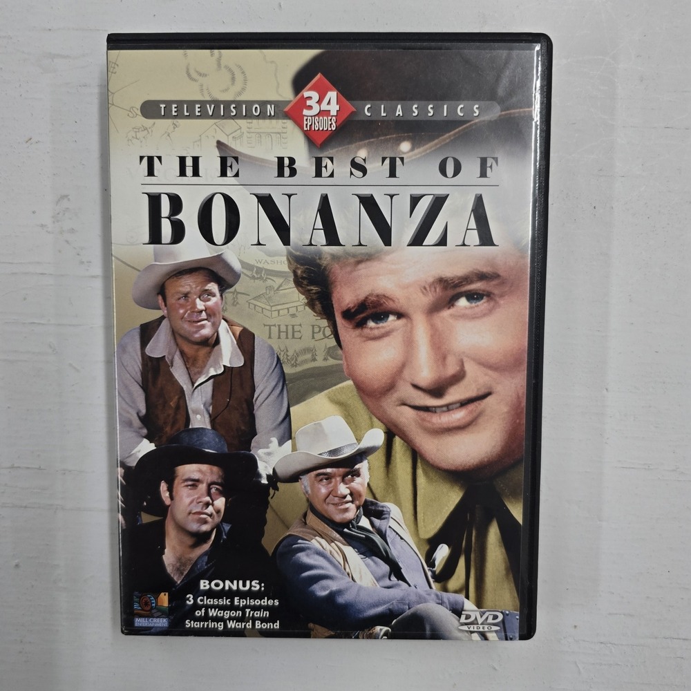 Bonanza TV Series The Best of Bonanza 4-Disc DVD Set 2007 Western 34 Episodes
